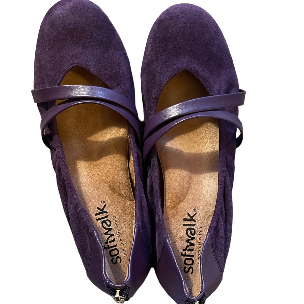 Softwalk Suede Flats Size 9.5